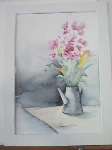 bouquet peint par Annie
