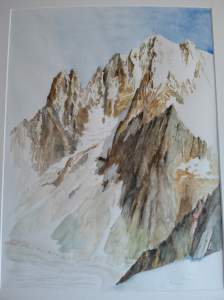 montagnes peintes par Marc Desreumaux